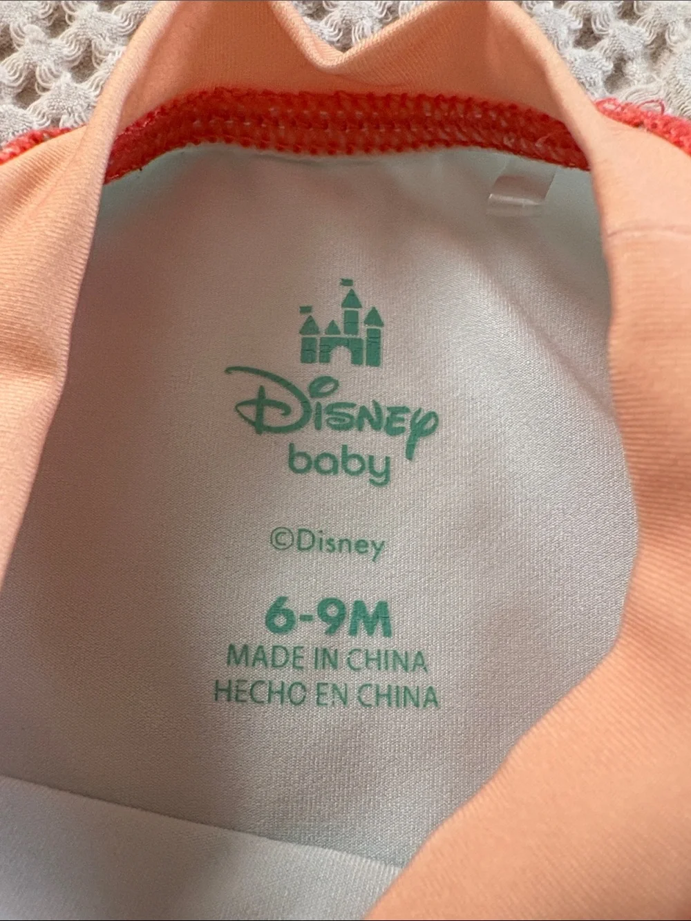 Disney Baby Mickey Mouse 2-Piece Rash Guard & Trunks Swim Set 6-9 Months